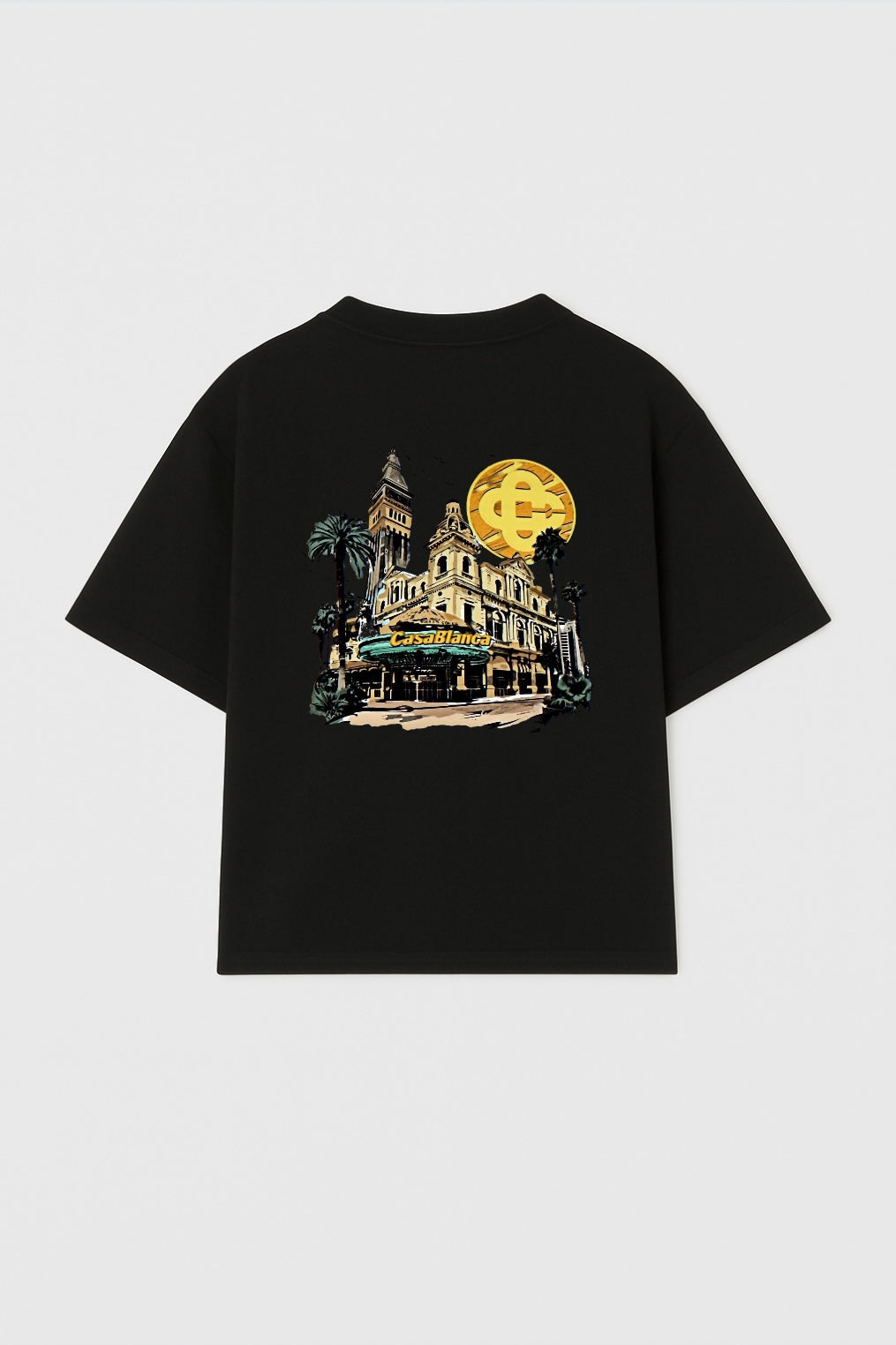 Casablanca Nights Oversized Black T-shirt