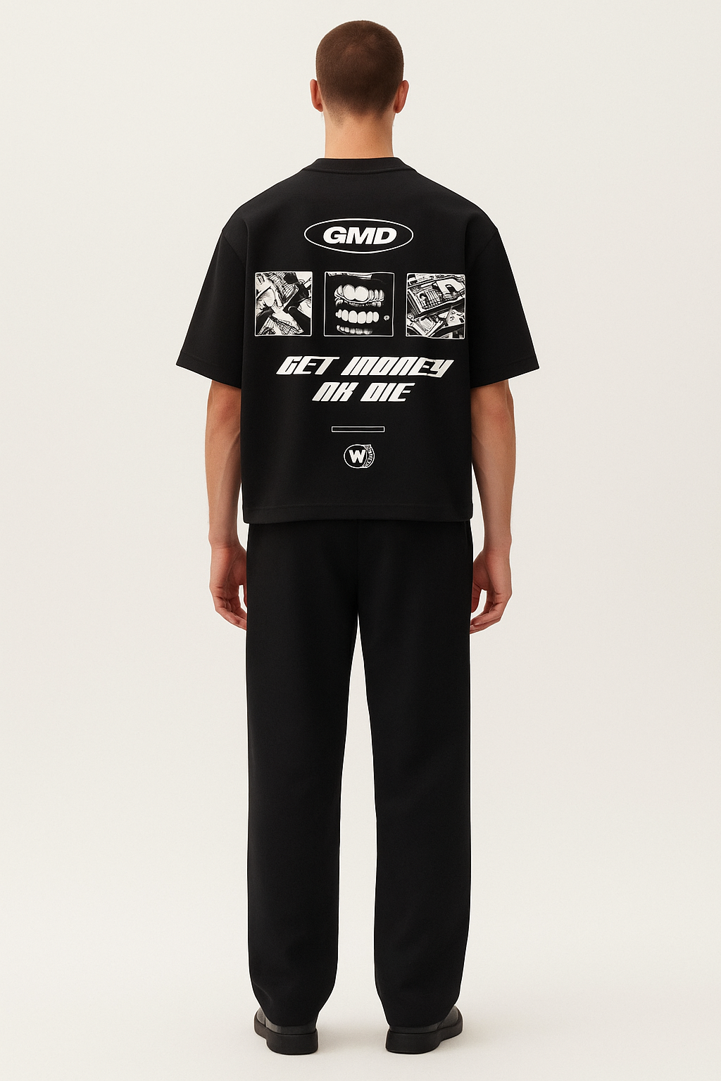 Get Money Division Oversized Drop Shoulder Tee