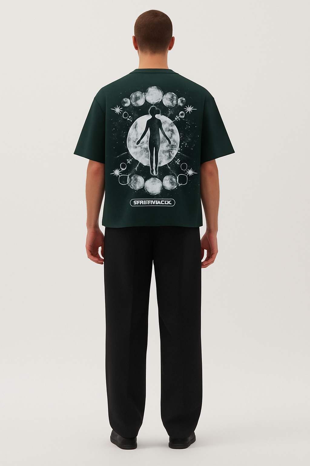 Lunar Archive Oversized Drop Shoulder Tee