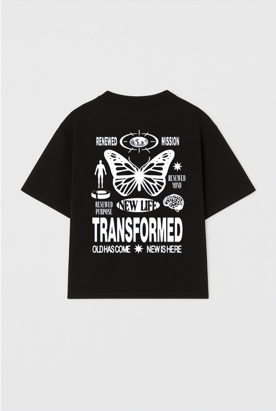New Life Transformed Oversized Tee