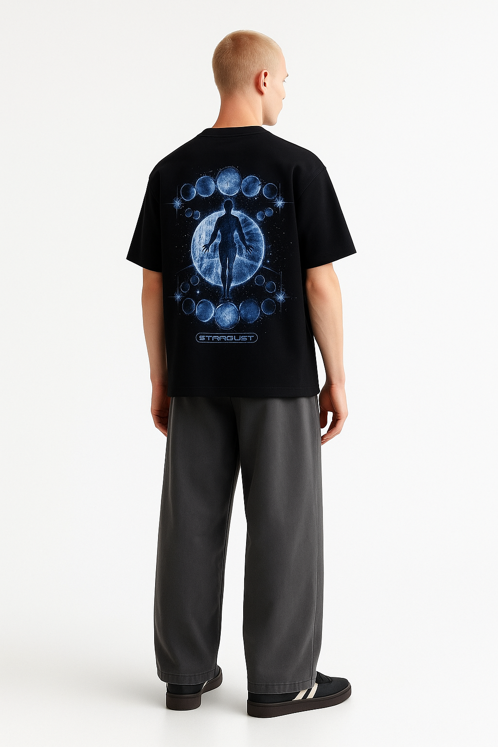 Lunar Archive Oversized Drop Shoulder Tee