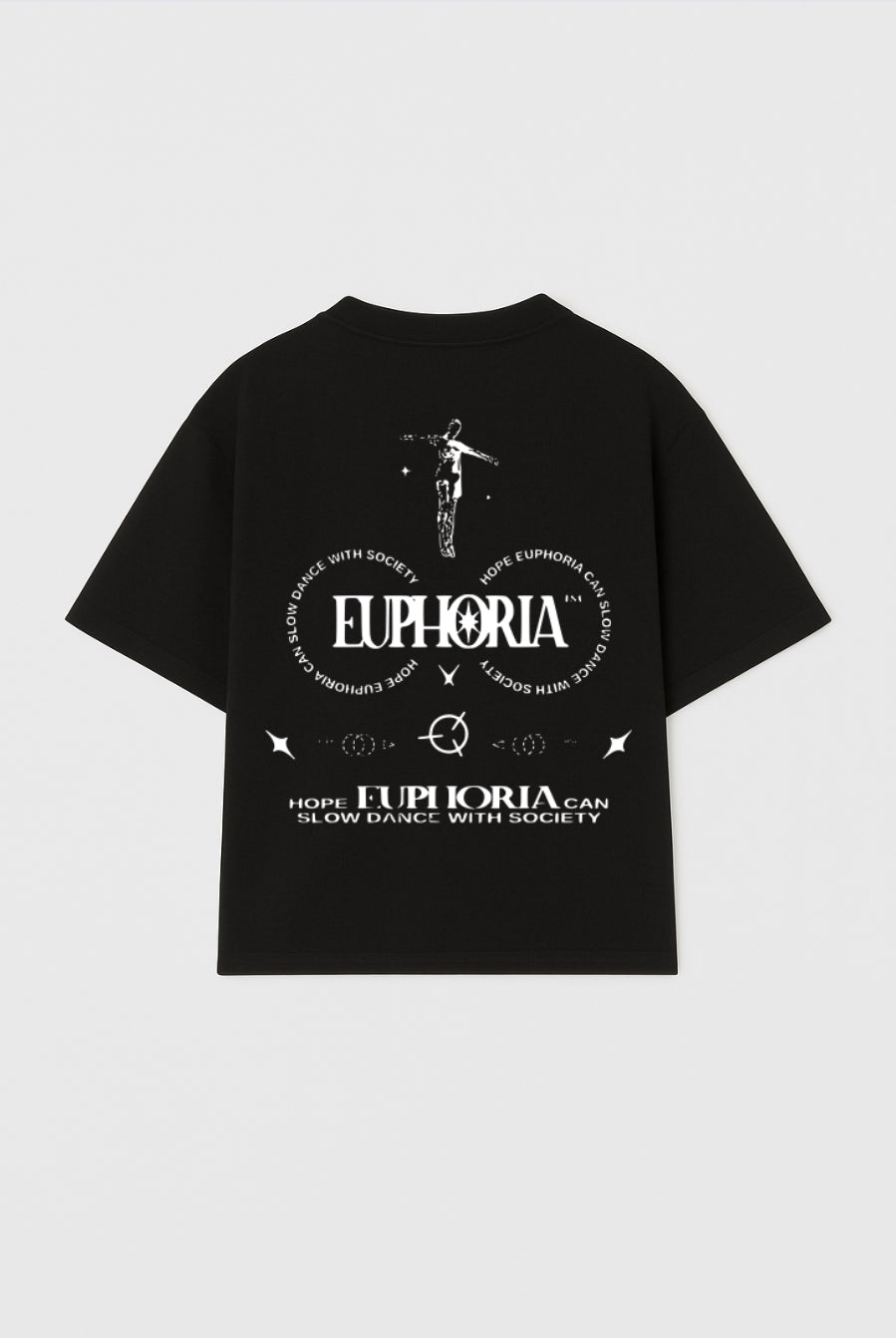 Slow Dance Society Oversized T-shirt – Black