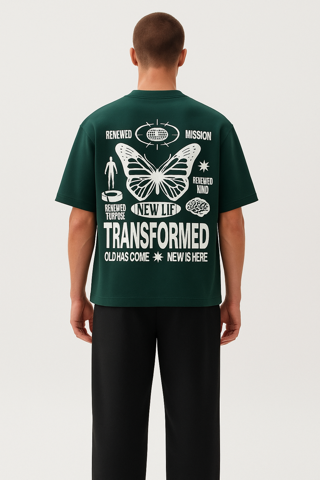 New Life Transformed Oversized Tee