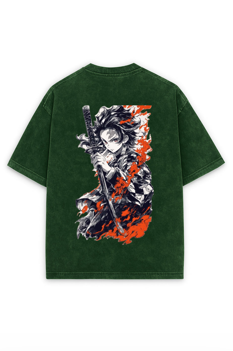 Blazing Blade Acid Wash Tee