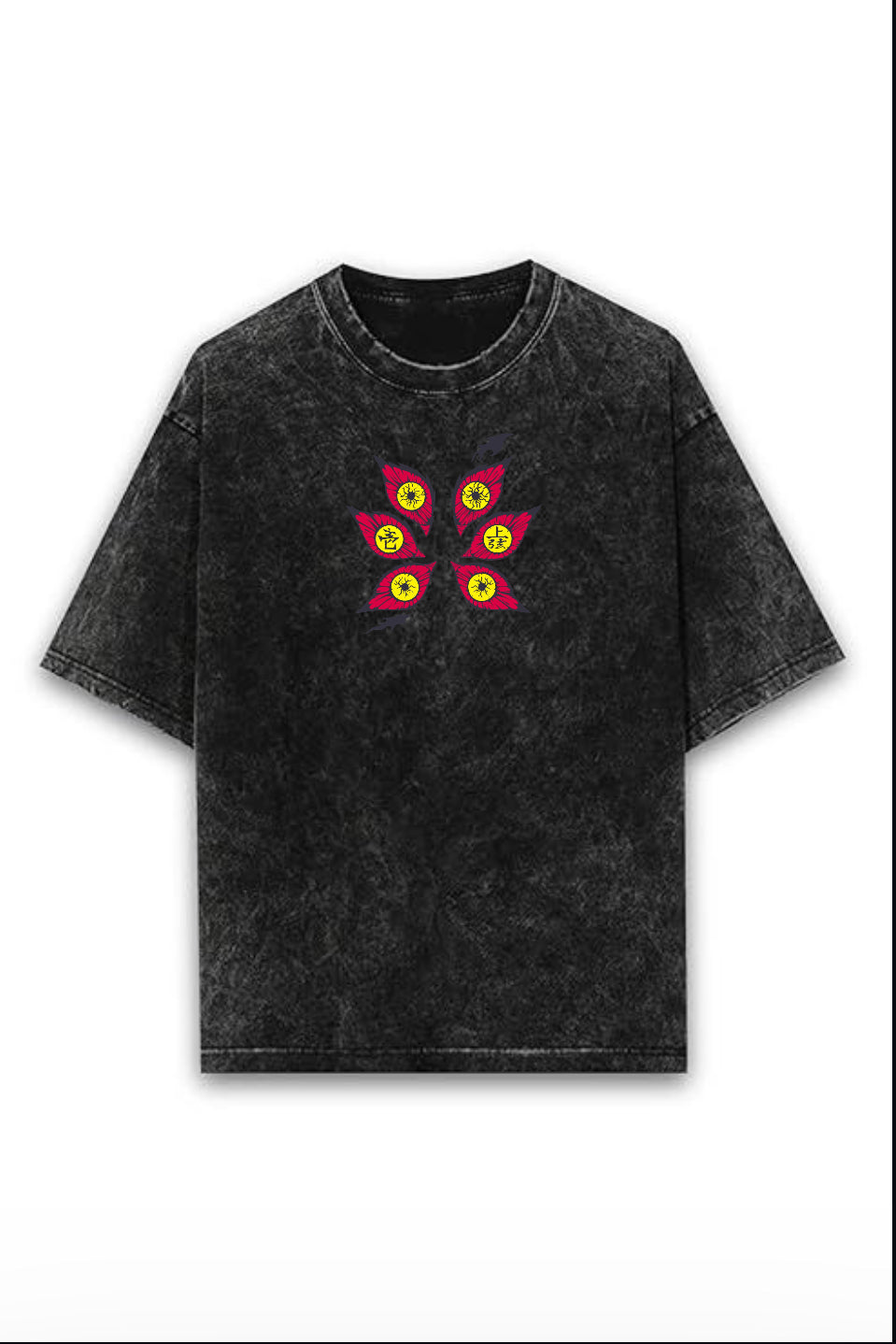 Blood Moon Ronin Acid Wash Tee