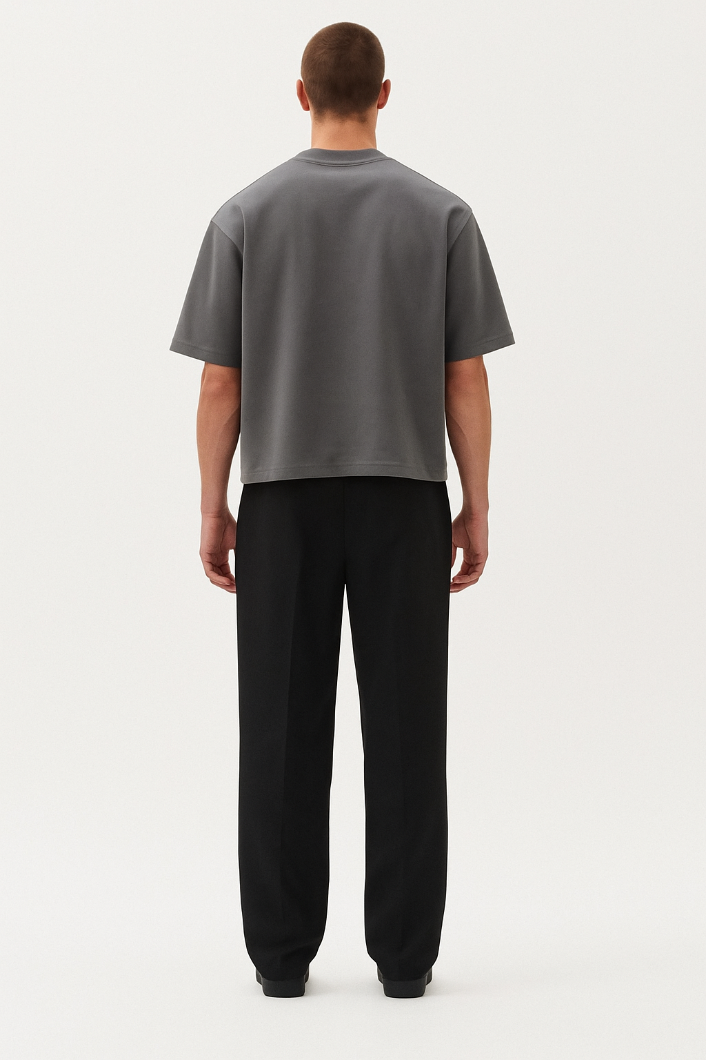 Essentials of Leisure Oversized Tee – Grey