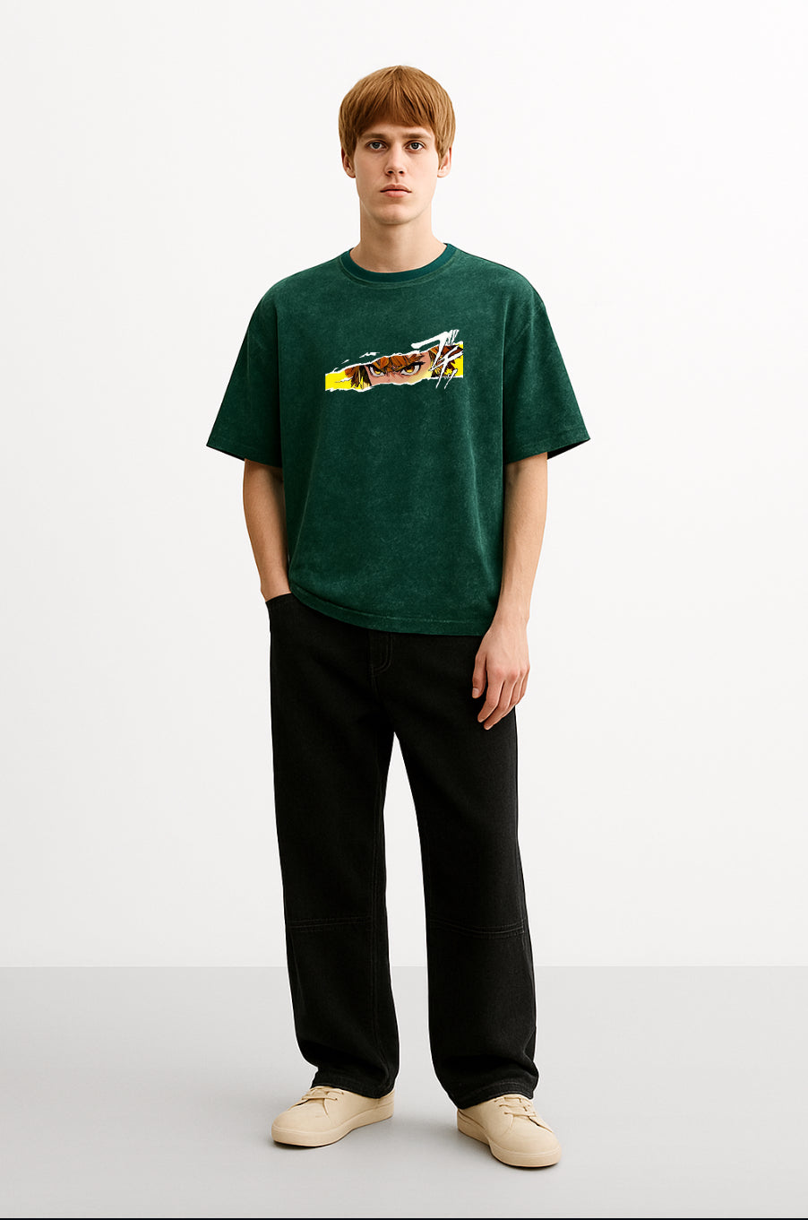 Cursed Energy Acid Wash Tee