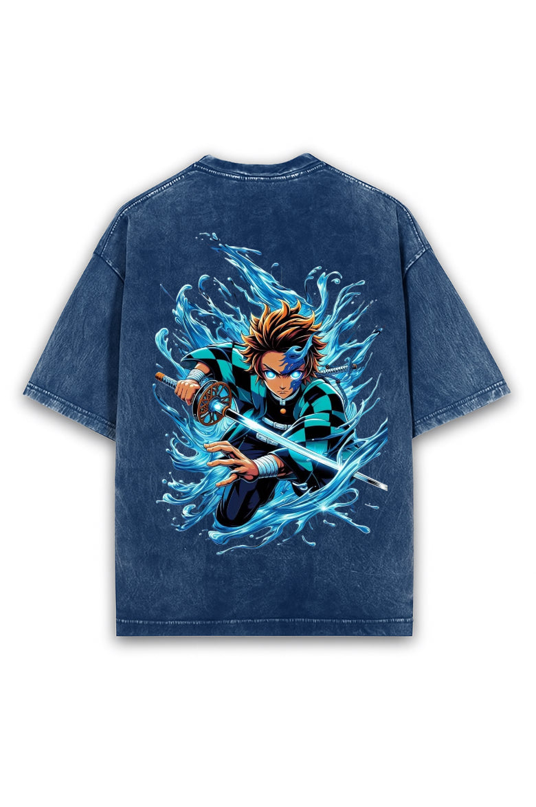 Water Breathing Acid Wash Tee