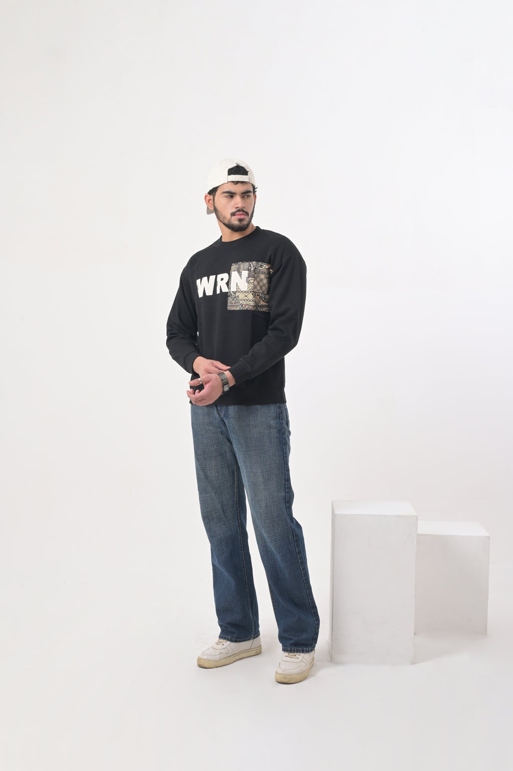 Black WRN Graphic Sweatshirt