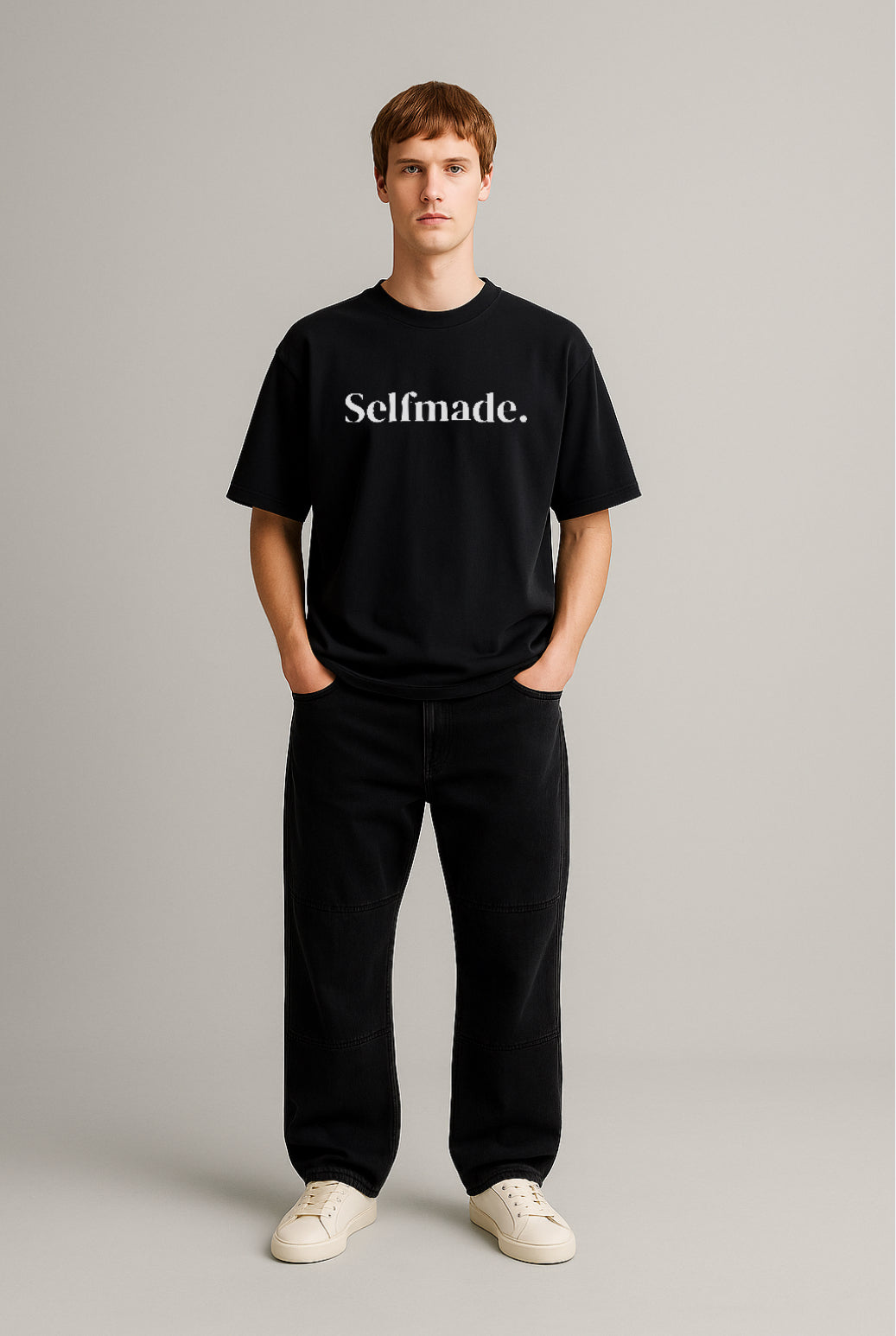 Selfmade Route Oversized Drop Shoulder Tee