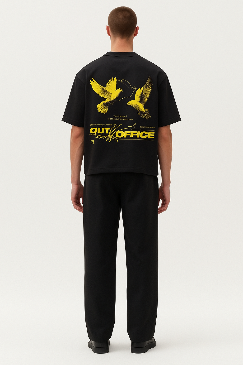 Out of Office Oversized Drop Shoulder Tee