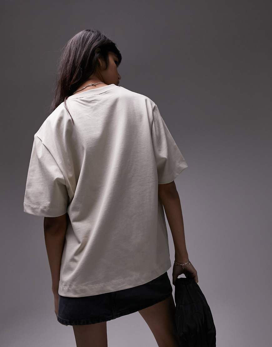 Essential Butterfly Flight Oversized Tee in White