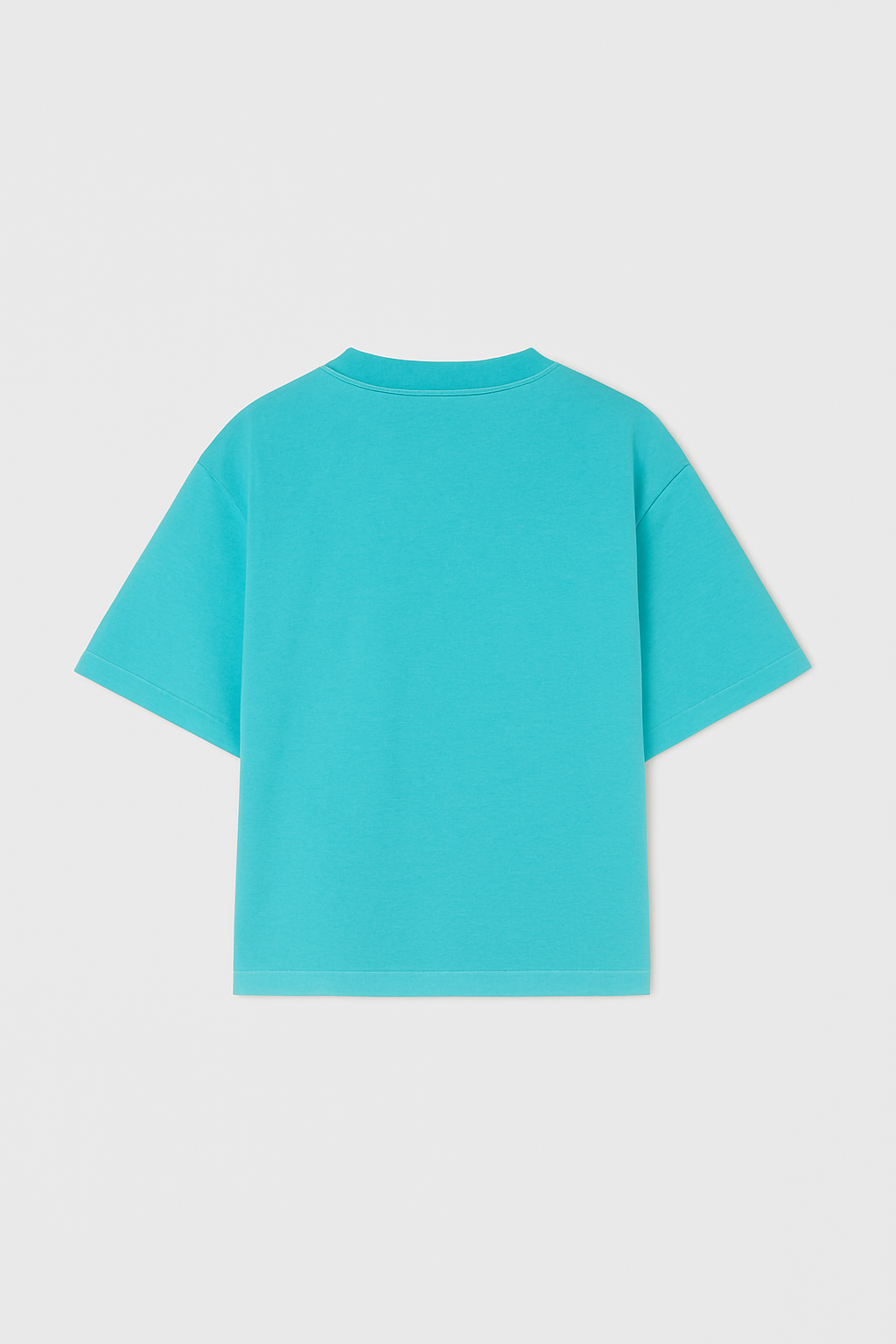 Essentials of Leisure Oversized Tee – Aqua Blue