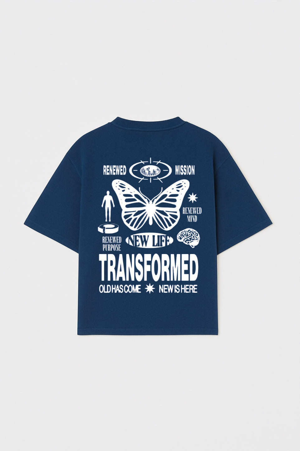 New Life Transformed Oversized Tee