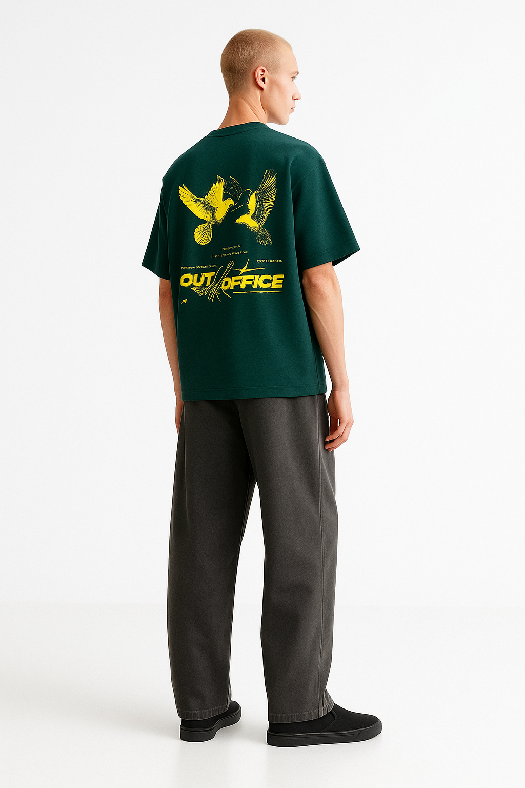 Out of Office Oversized Drop Shoulder Tee
