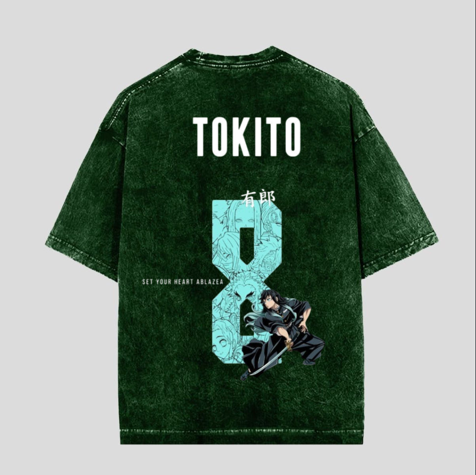 Silent Storm Acid Wash Tee