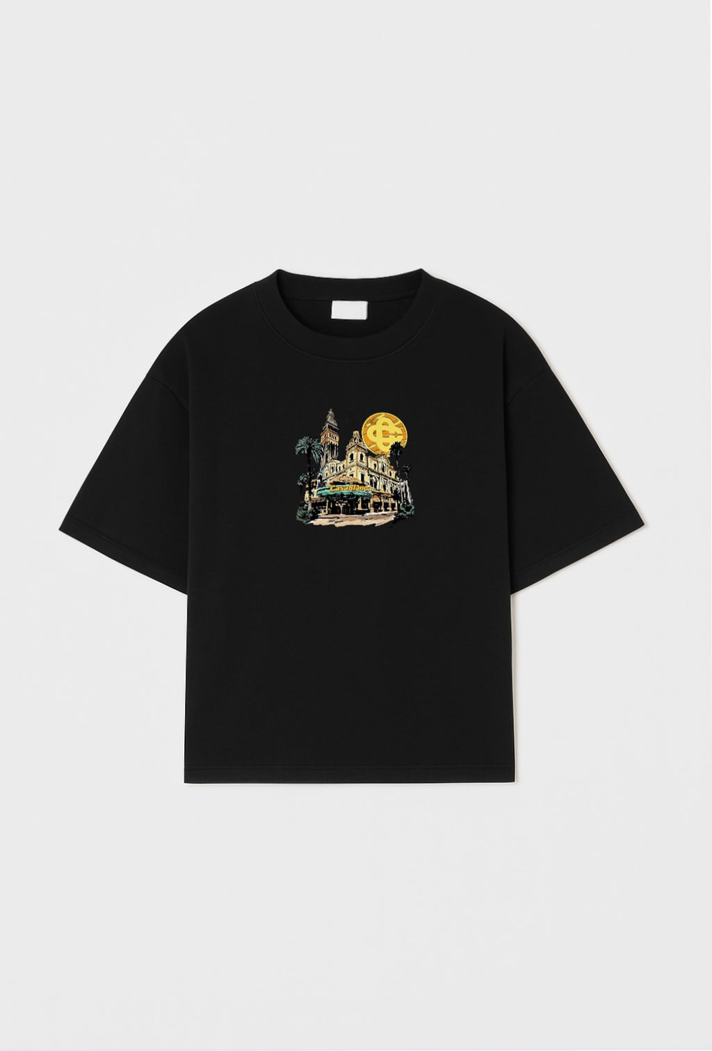 Casablanca Nights Oversized Black T-shirt