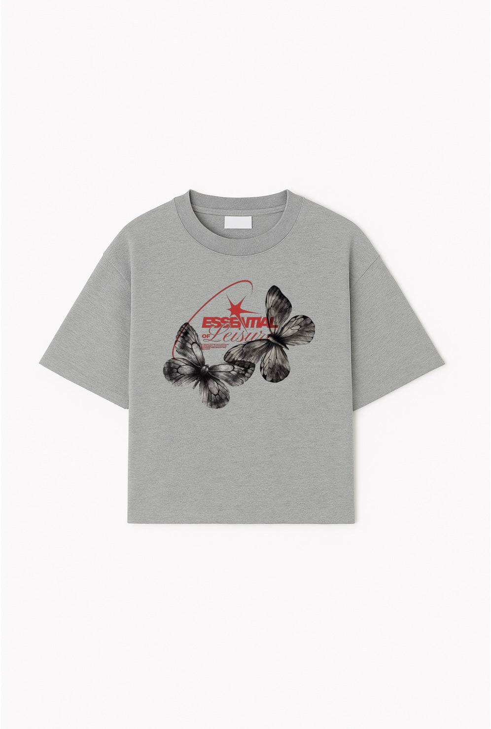 Essentials of Leisure Oversized Tee – Grey