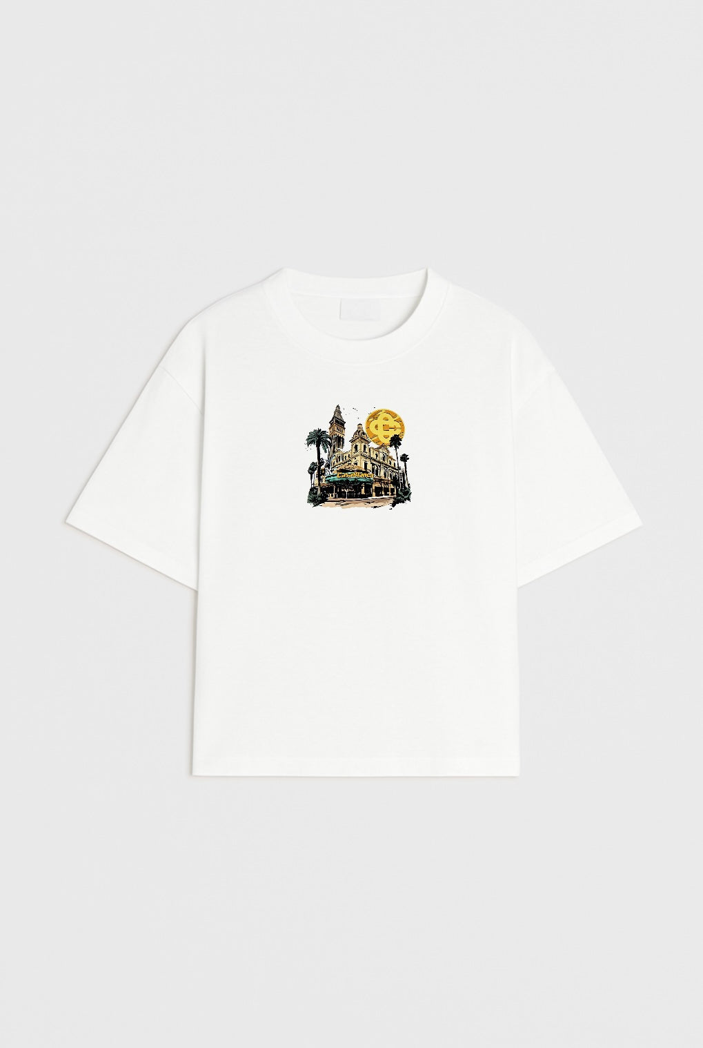 Casablanca Nights Oversized White T-shirt