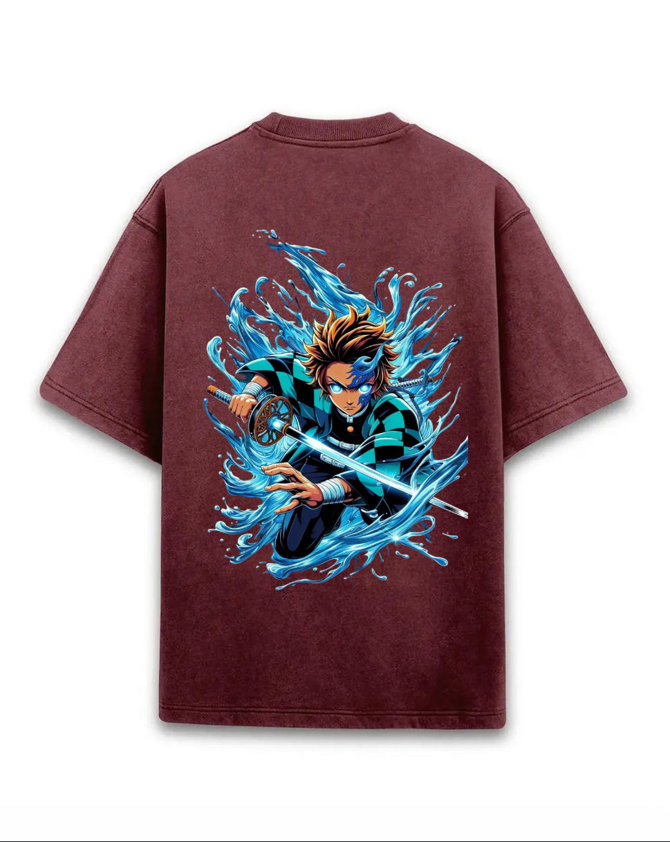 Water Breathing Acid Wash Tee