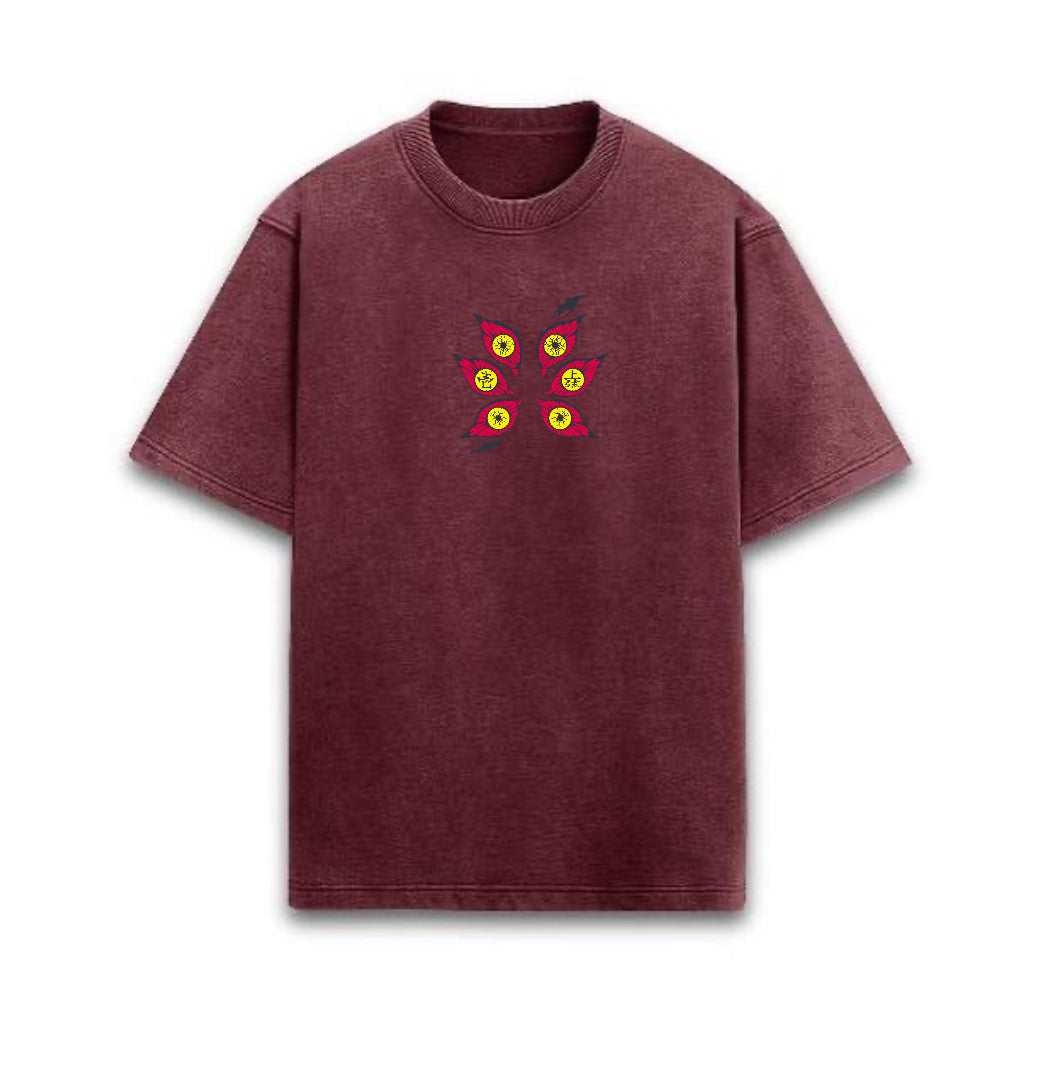 Blood Moon Ronin Acid Wash Tee