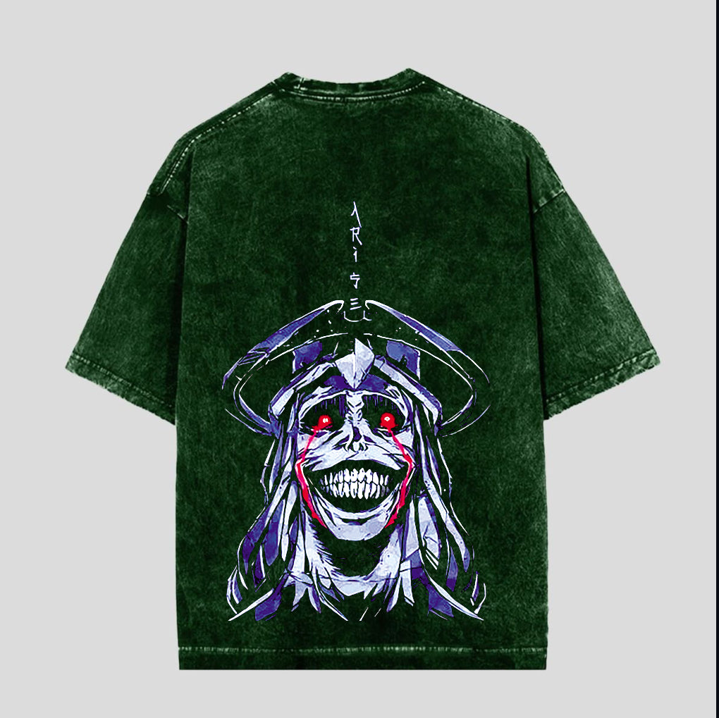 Green Acid Wash “STILL I RISE” tshirt
