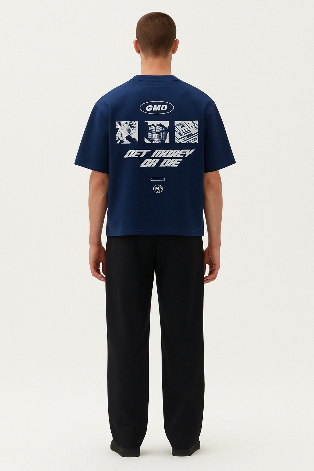 Get Money Division Oversized Drop Shoulder Tee