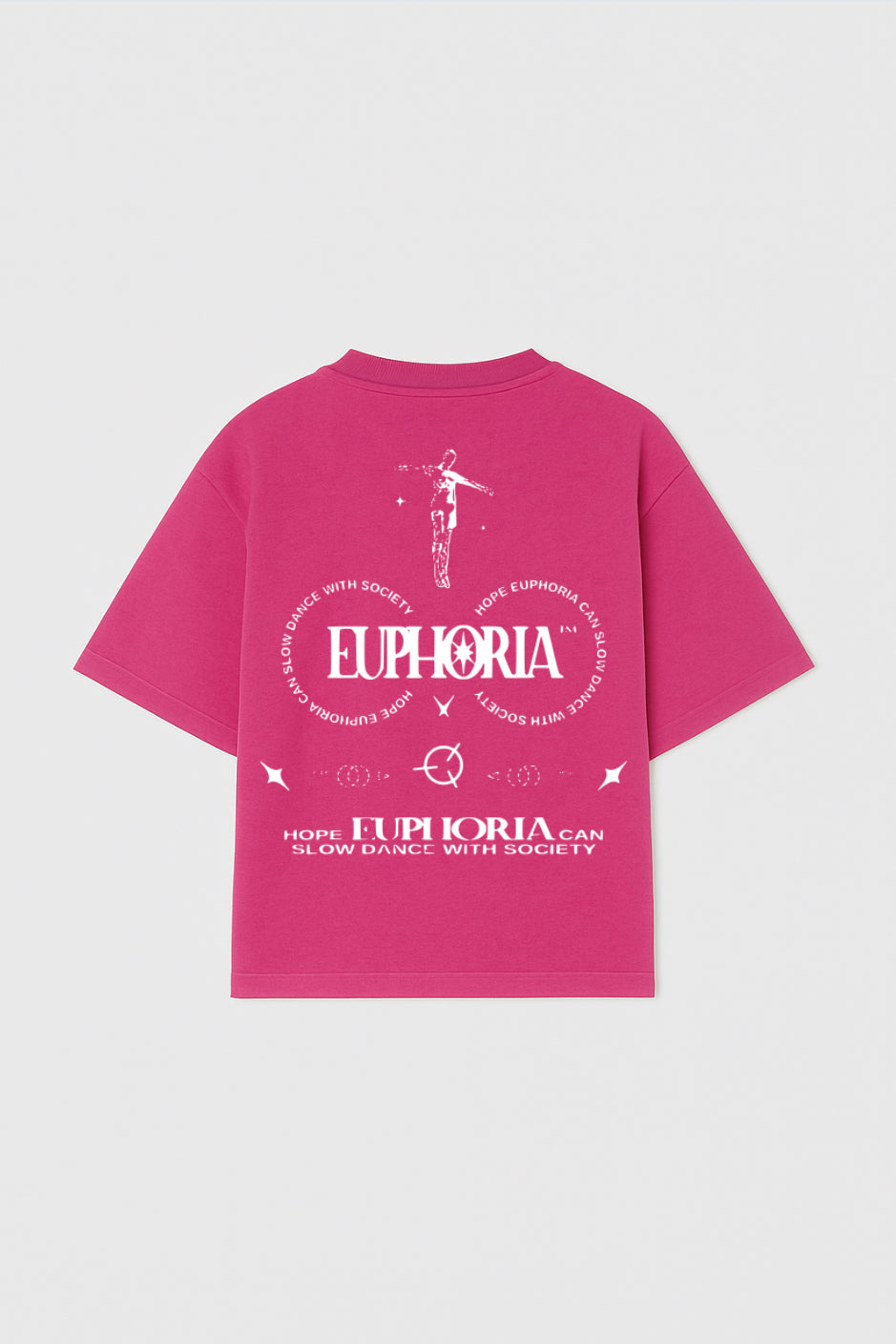 Slow Dance Society Oversized T-shirt – Fuchsia