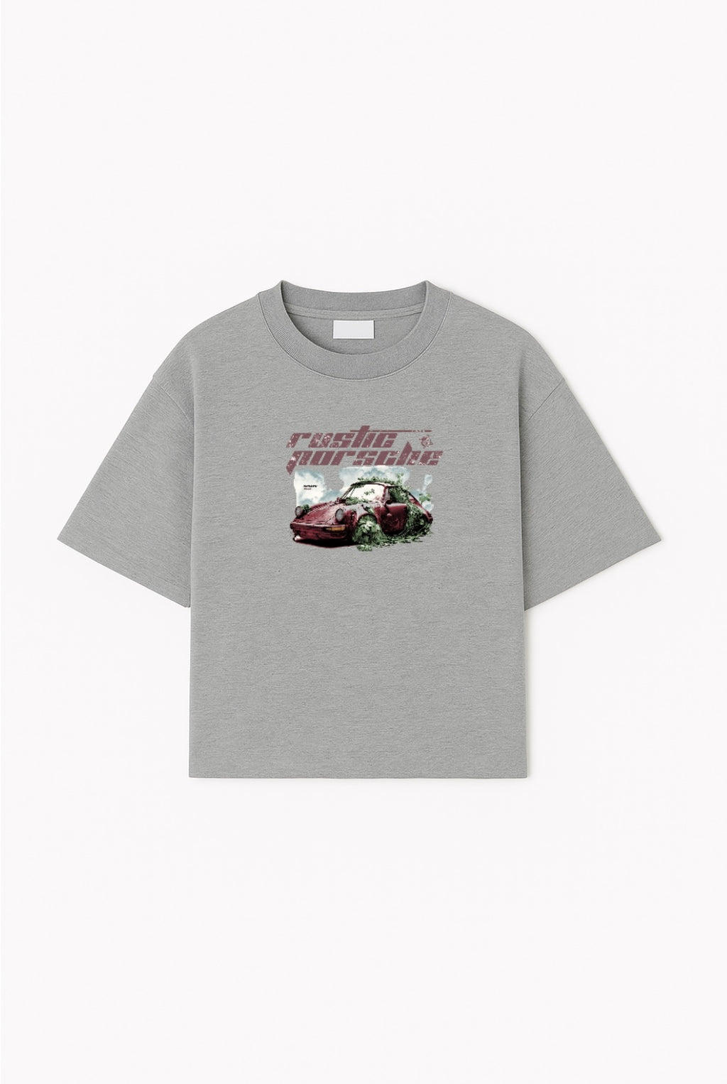 Steel Gray Impact Oversized Tee