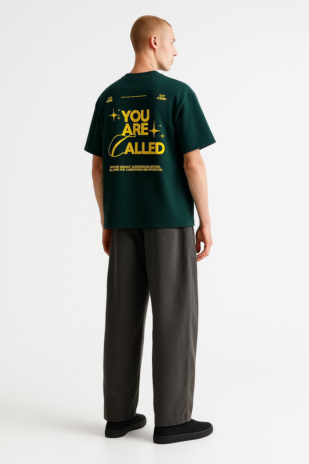Signal Received Oversized Drop Shoulder Tee