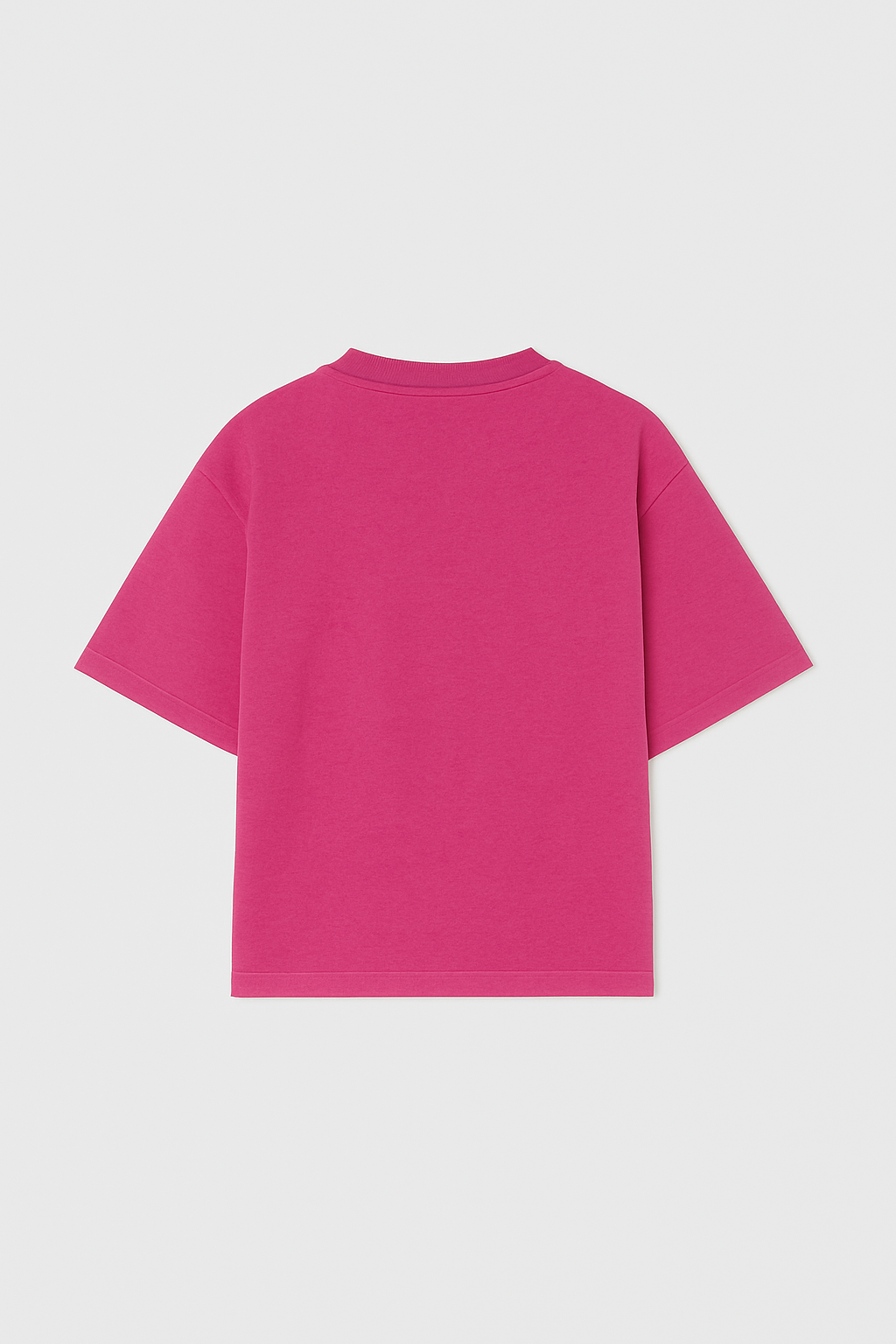 Cosmic Butterfly Beatings Oversized Tee in Fuchsia
