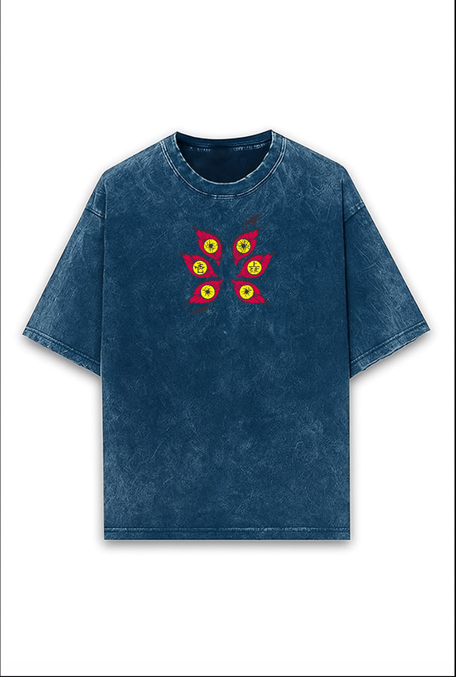 Blood Moon Ronin Acid Wash Tee