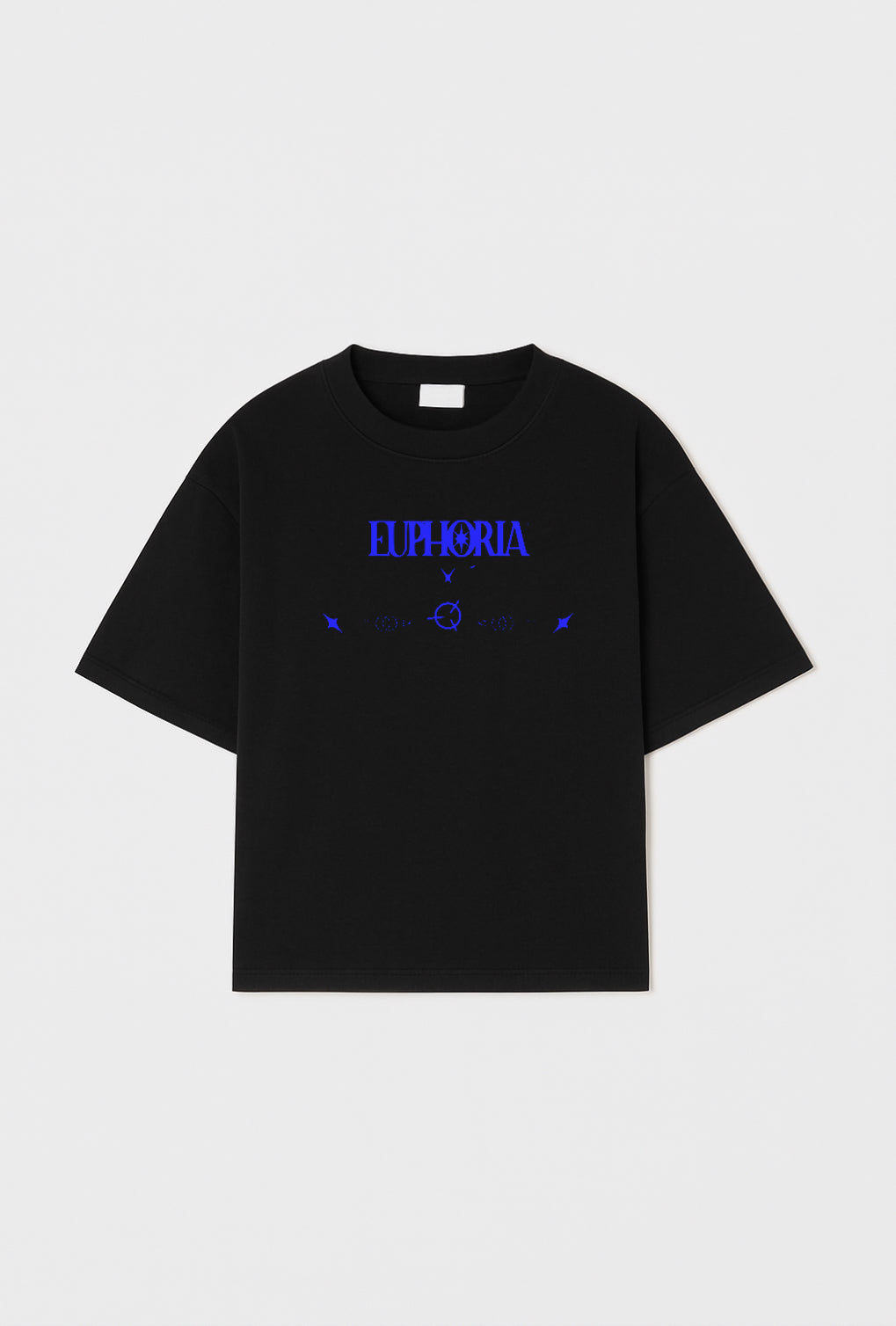 Euphoria Black Oversized Tee