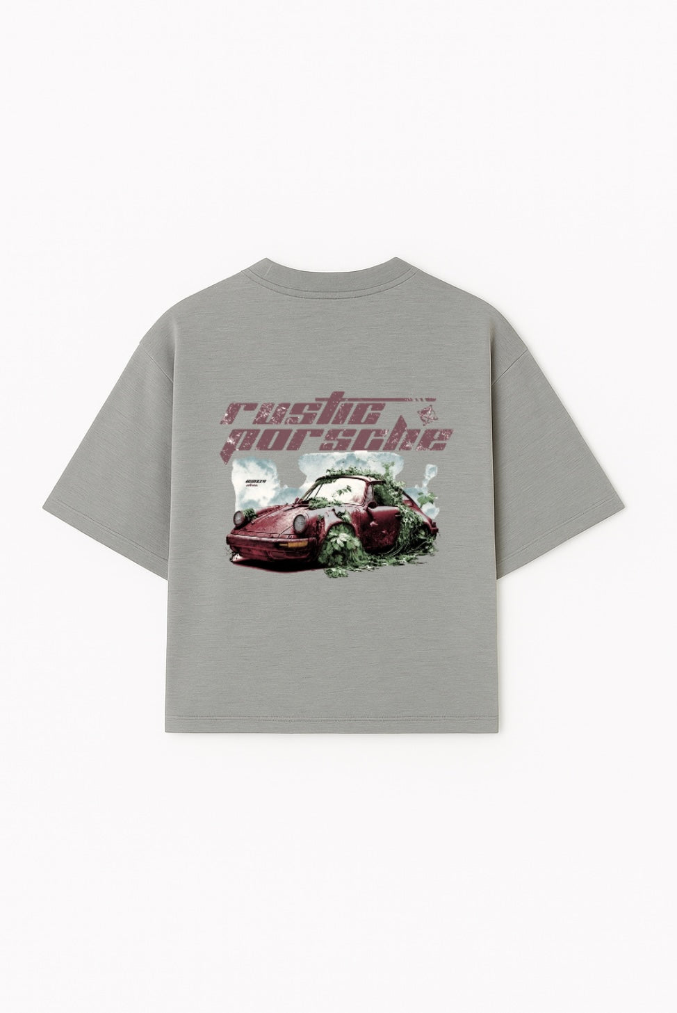 Steel Gray Impact Oversized Tee