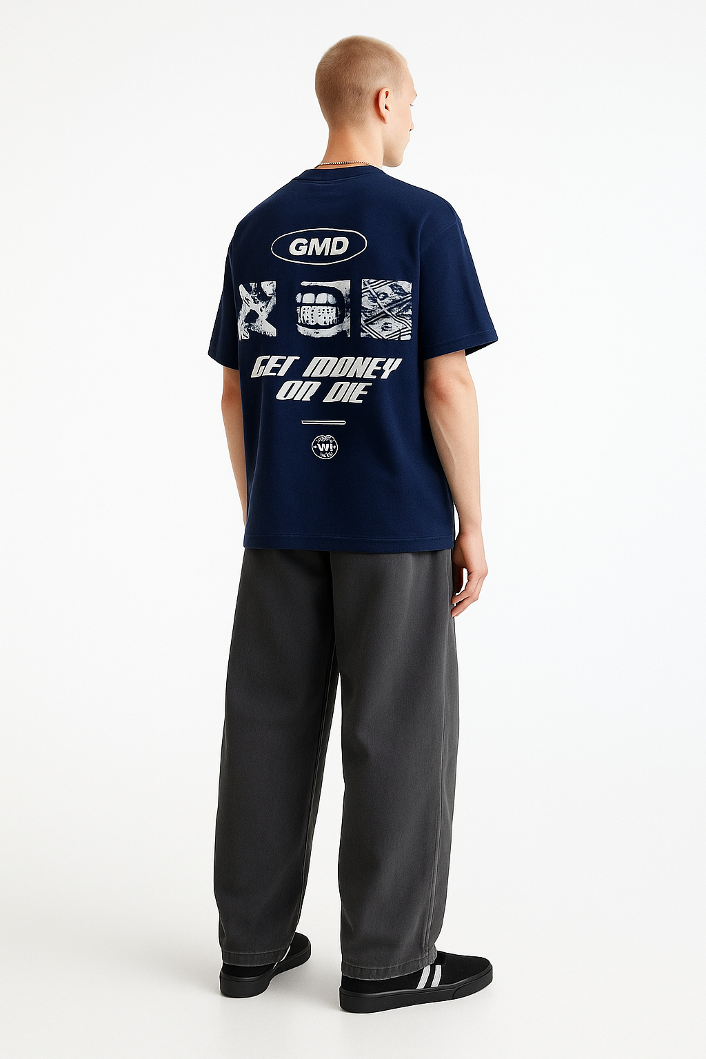 Get Money Division Oversized Drop Shoulder Tee