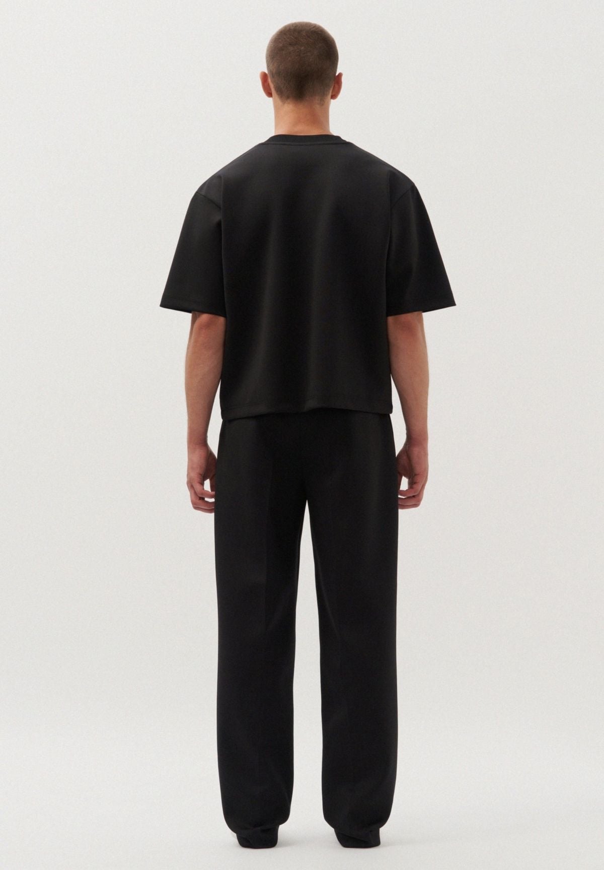 “Divine Motion” Oversized Graphic T-Shirt – Black