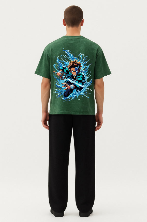 Water Breathing Acid Wash Tee