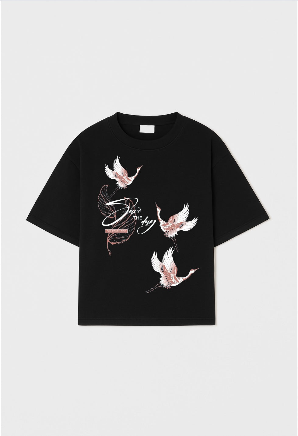 Save The Day Black Oversized T-shirt