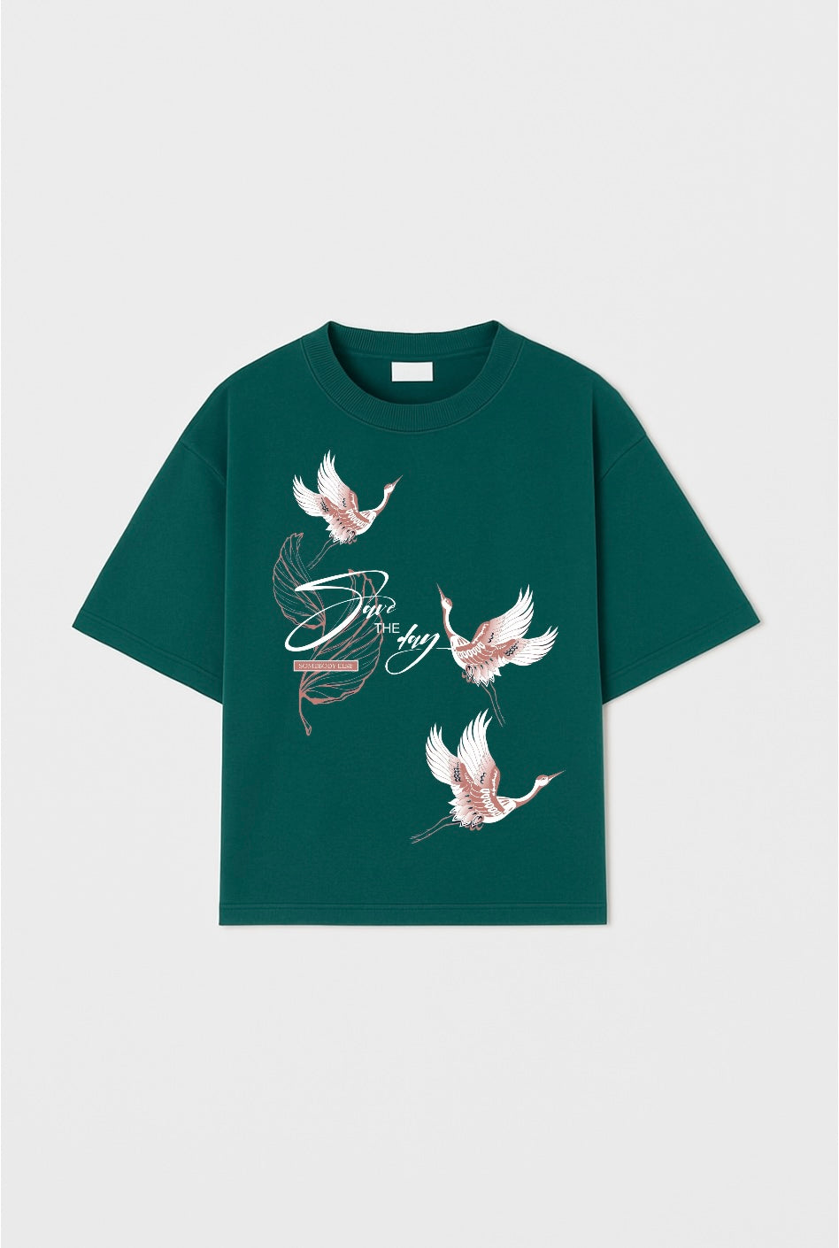 Save The Day Emrald Green Oversized T-shirt
