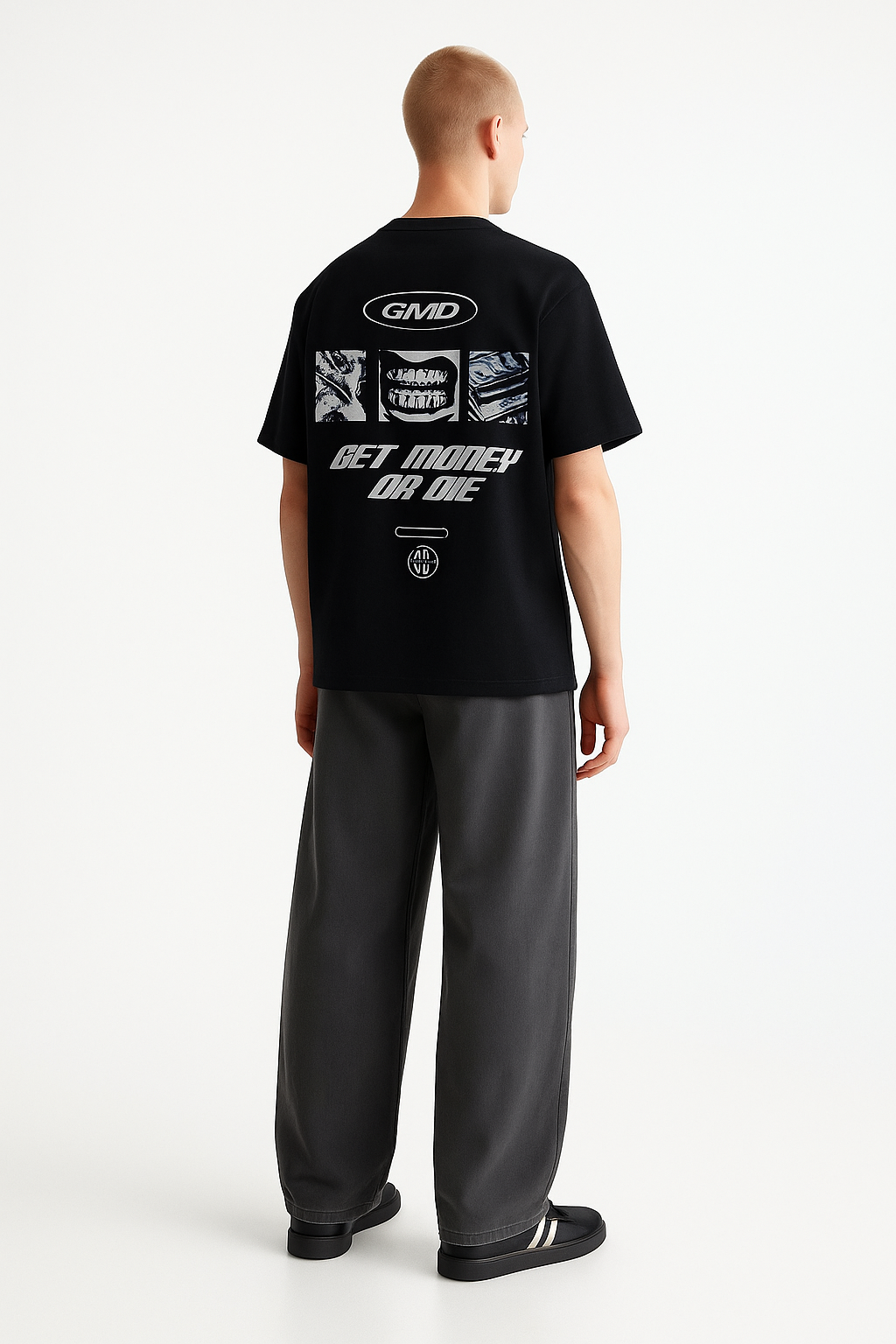 Get Money Division Oversized Drop Shoulder Tee