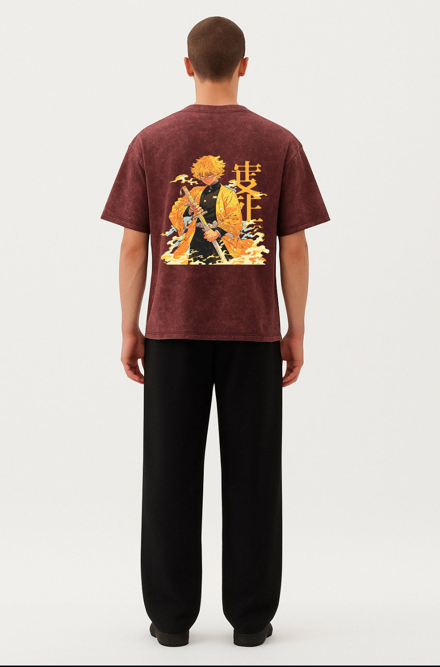 Cursed Energy Acid Wash Tee