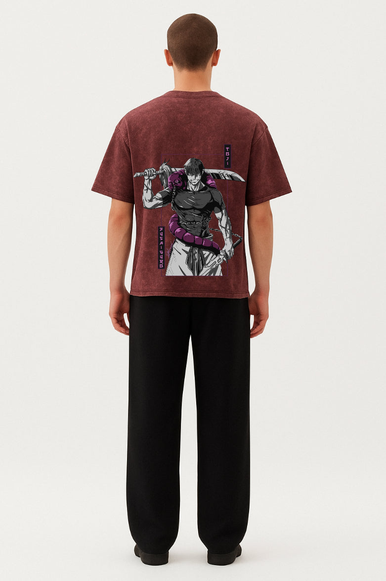 Shadow Serpent Acid Wash Tee
