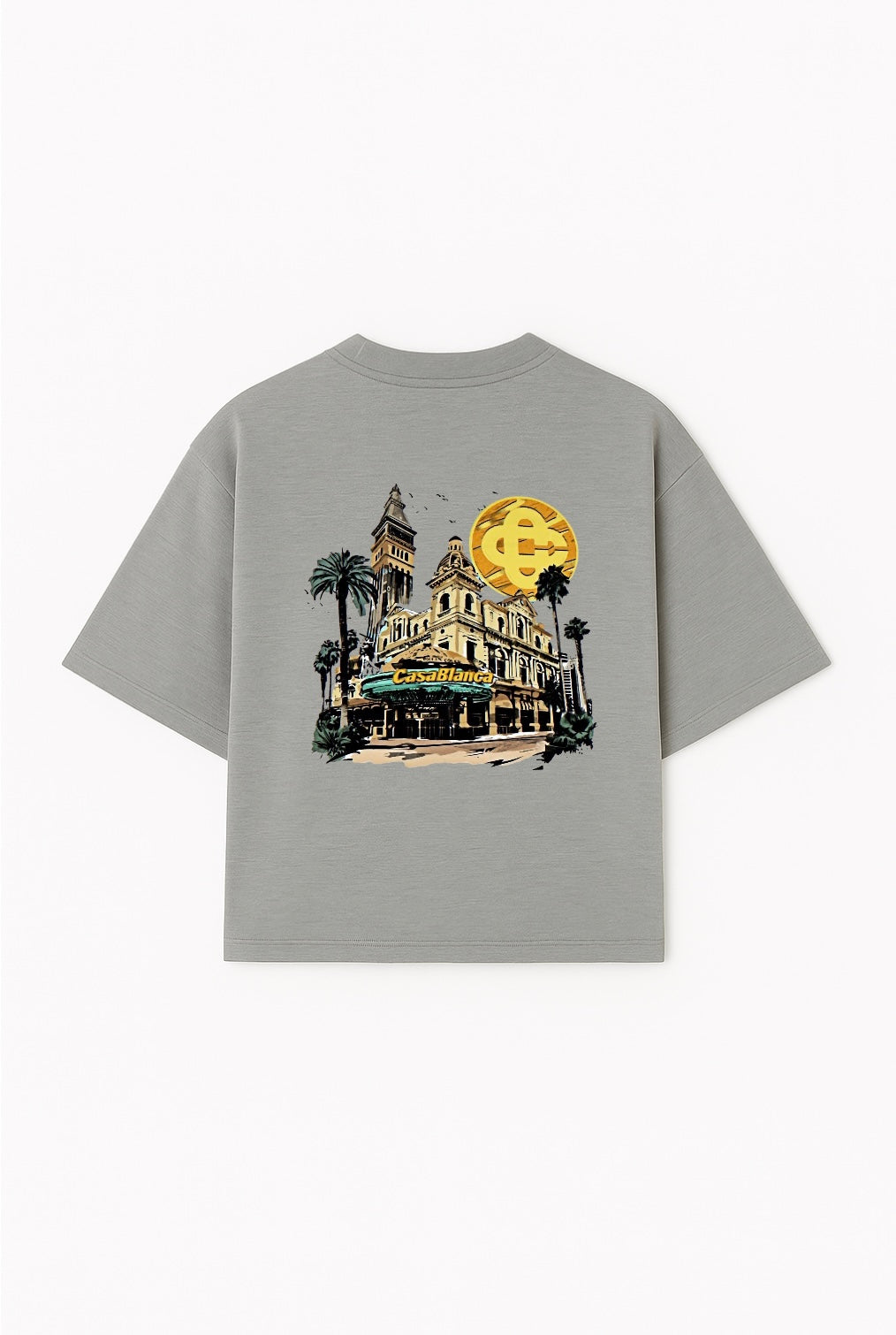 Casablanca Nights Oversized Silver T-shirt