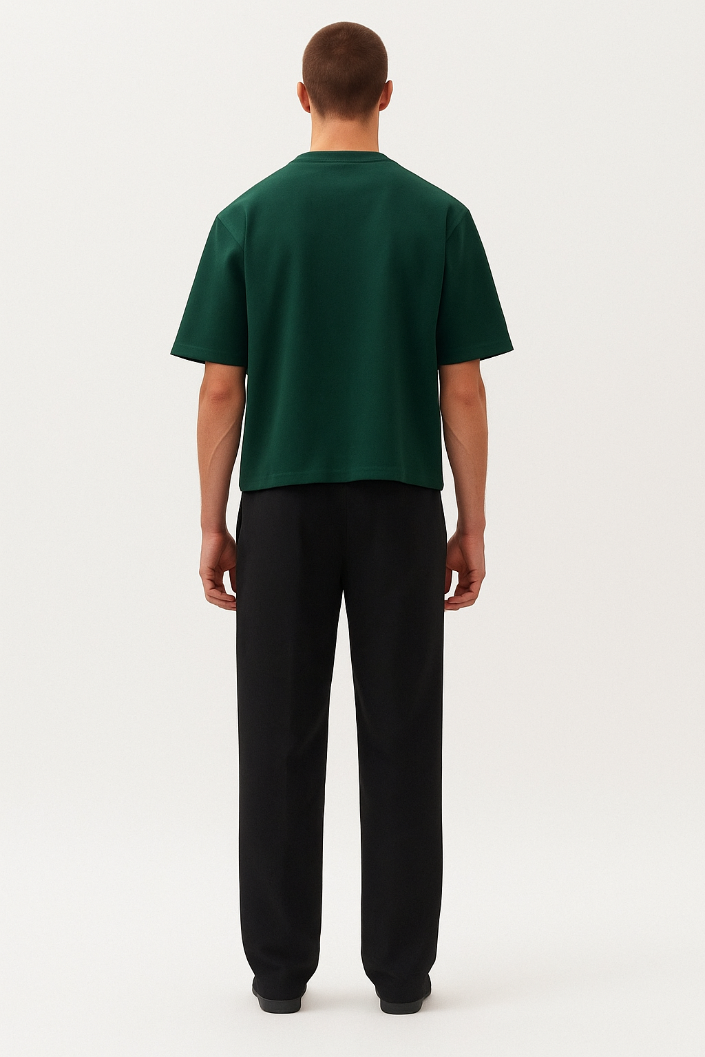 Essentials of Leisure Oversized Tee – Emrald Green
