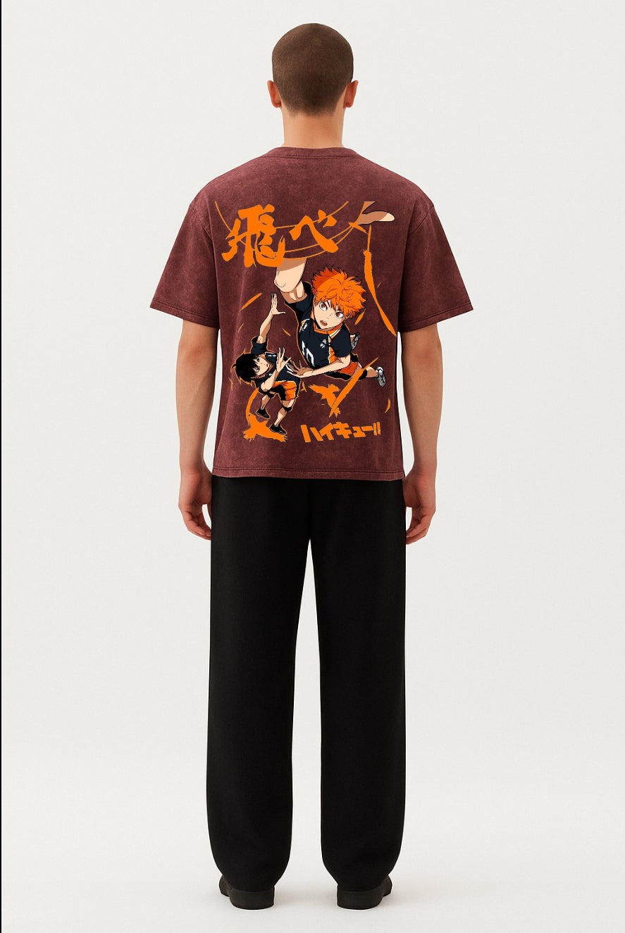 Flight Ace Acid Wash Tee