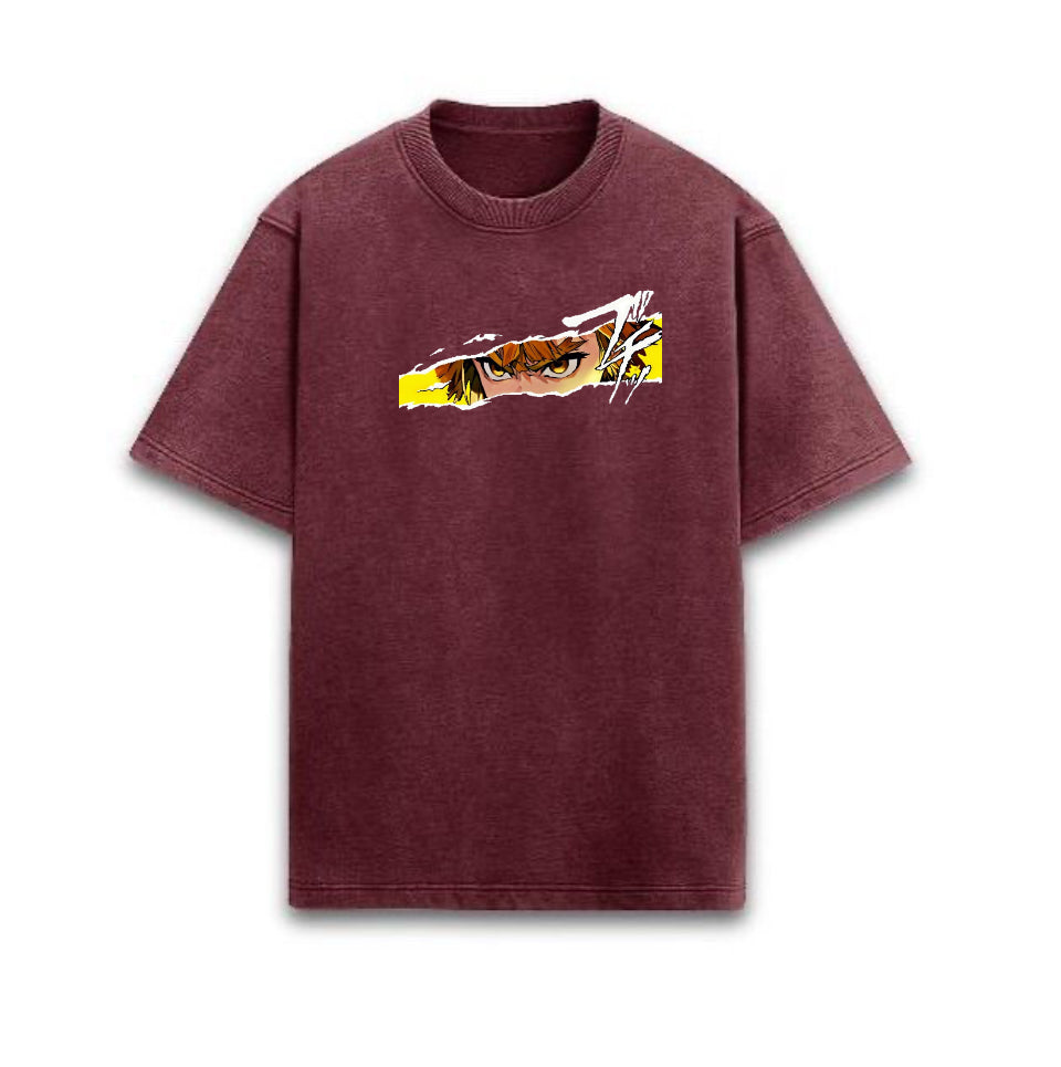 Cursed Energy Acid Wash Tee