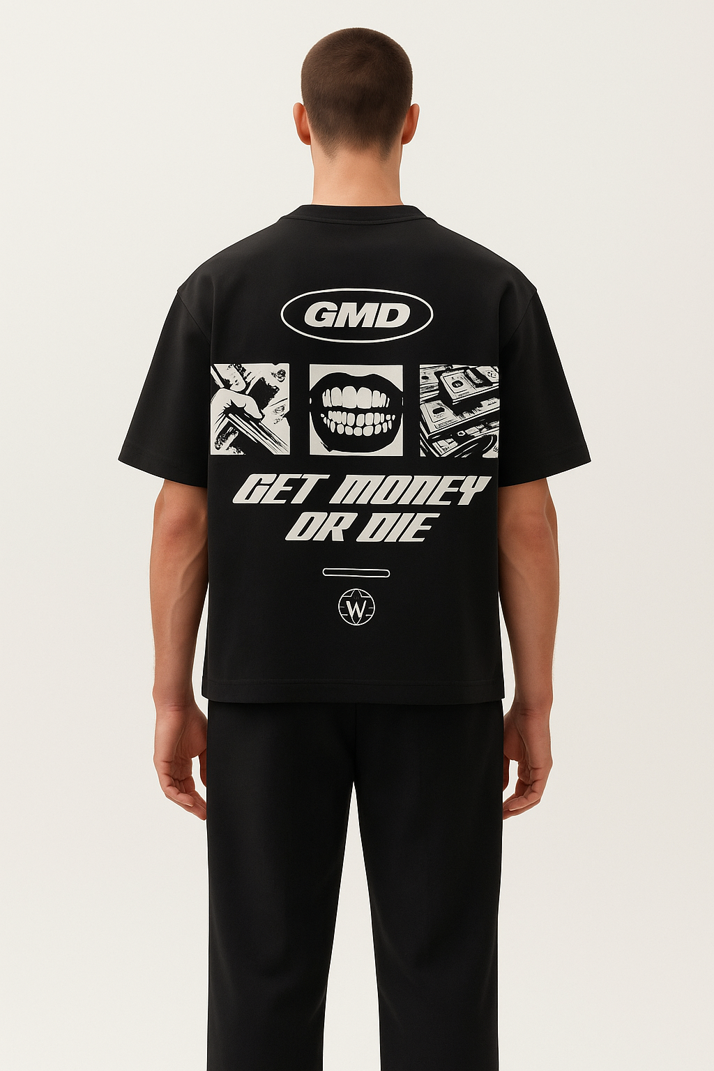 Get Money Division Oversized Drop Shoulder Tee