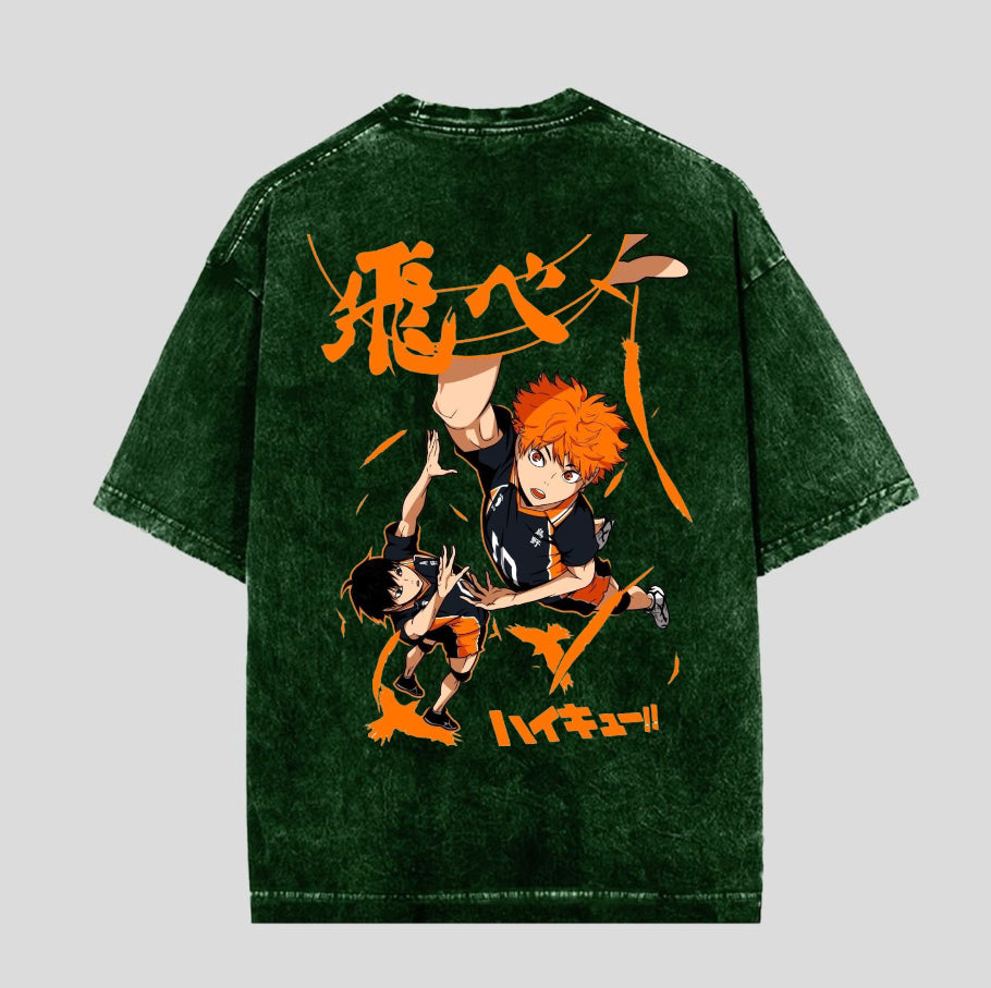 Flight Ace Acid Wash Tee