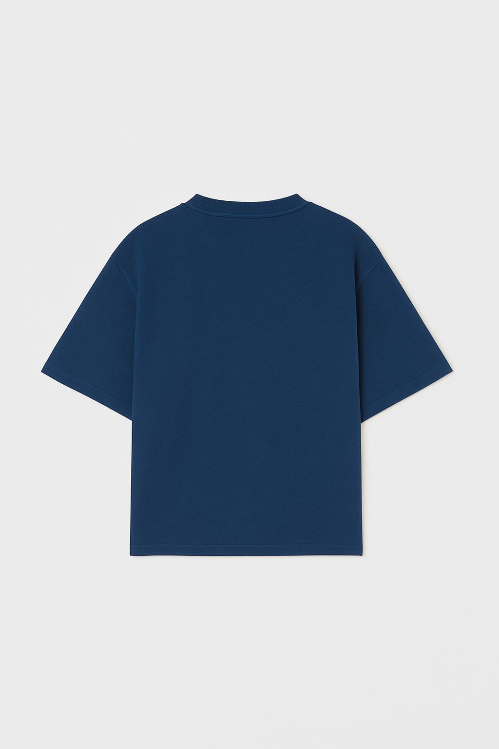Essentials of Leisure Oversized Tee – Navy Blue