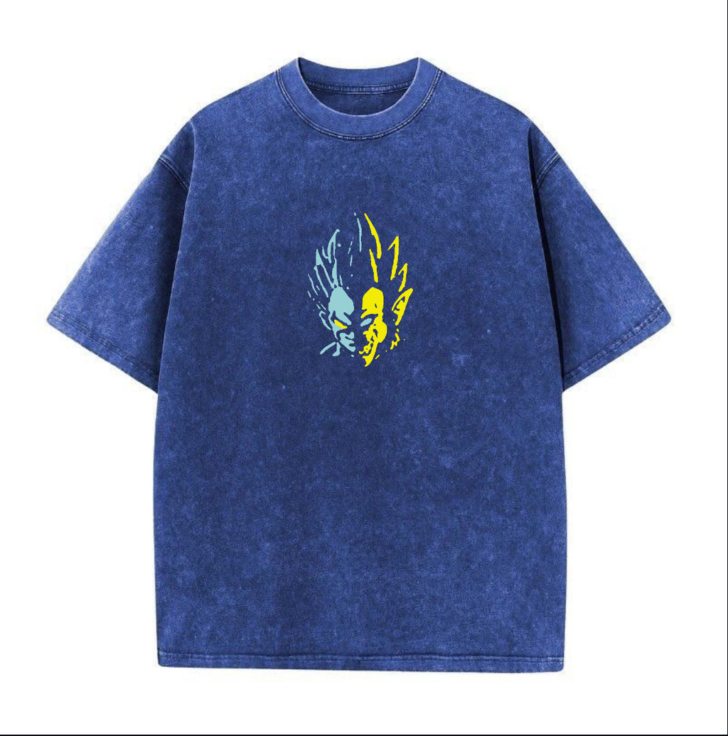 Ultra Instinct Blue Acid Wash Tee